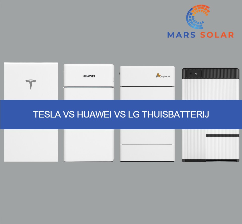 Tesla vs Huawei vs LG thuisbatterij