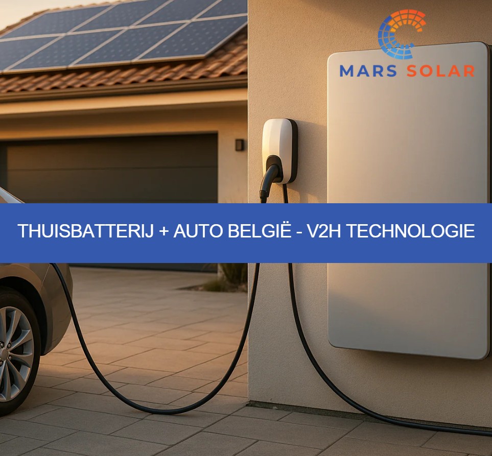 Thuisbatterij + auto België - V2H technologie