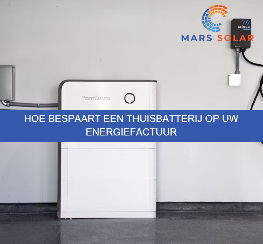 Hoe bespaart een thuisbatterij op uw energiefactuur
