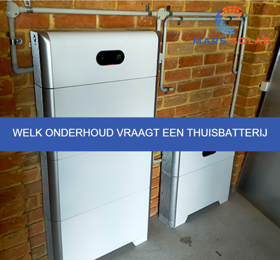 Welk onderhoud vraagt een thuisbatterij